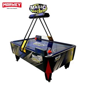 Machine de jeu de sport de table de hockey à pièces à la mode Machine d'arcade de hockey sur air multi-rondelles avec score électronique - Product Image 1