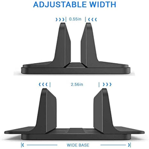 Support pour ordinateur portable en alliage d'aluminium rotatif à 360 degrés, support vertical réglable pour ordinateur portable, matériau métallique - Product Image 2