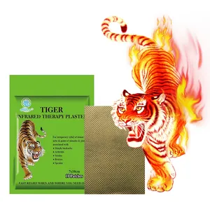 China fábrica tigre bálsamo adesivo capsicum gesso uso doméstico tigre dor aliviando remendo amostra grátis volta capsicum gesso