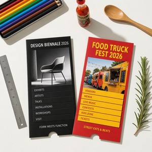 Tarjeta de Información para Ferias Educativas con Pestañas de Catálogo de Cursos, Detalles de Becas y Programación de Recorridos por el Campus - Product Image 5