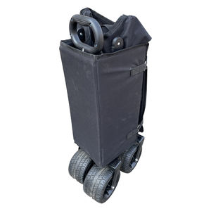 Venta al por mayor de 4 ruedas plegable Camping y Beach Wagon Metal Roll Container al aire libre portátil de almacenamiento OEM personalizable - Product Image 5