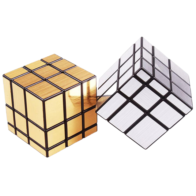 Cubes Toys 3D Second-order Mirror Magic Cube New for Kids Adults Design Exercise Brain Hands-on Educational Games 2*2 Mini ABS