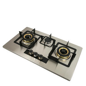 Precio bajo Venta caliente hogar <span class=keywords><strong>encimera</strong></span> de acero inoxidable incrustado de doble uso estufa de gas de <span class=keywords><strong>dos</strong></span> quemadores - Product Image 5