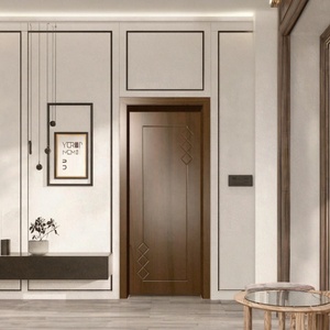 New Arrival 36x80 Contemporary Front <b>Door</b> Right Hand Inswing Exterior French 9 Lite Low-E Glass Fiberglass Outdoor for Villas - Product Image 6