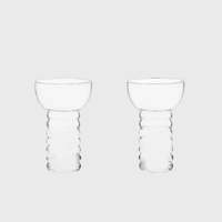 Vente en gros de tasses à café et à thé en verre à paroi simple de couleur personnalisée pour la boisson