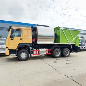 Camion distributeur d'asphalte HOWO 6x4, véhicule de compactage synchrone de gravier, camion distributeur de granulats synchrone - Product Image 3