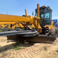 Niveleuse à roues robuste de 17 tonnes avec moteur Cummins, haute efficacité, rayon de braquage court, engin de construction routière