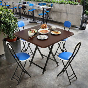 Juego <span class=keywords><strong>de</strong></span> sillas <span class=keywords><strong>de</strong></span> mesa <span class=keywords><strong>de</strong></span> comedor plegables duraderas con patas <span class=keywords><strong>de</strong></span> acero <span class=keywords><strong>para</strong></span> alquilar, fuertes y confiables <span class=keywords><strong>para</strong></span> uso en comedor o restaurante - Product Image 3