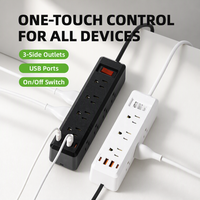 Multiprise industrielle en laiton, norme américaine, 4 prises, 2 USB, 2 ports Type-C, 16A, en cuivre, vente en gros usine