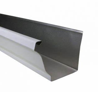 Système de drainage mural en alliage d'aluminium pour gouttière, couleur personnalisée anti-corrosion, support de gouttière, accessoires complets pour descente d'eau