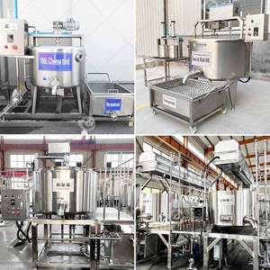 全自動500リットルプレスチーズ製造機設備価格 リコッタ・コテージチーズ製造用 - Product Image 2