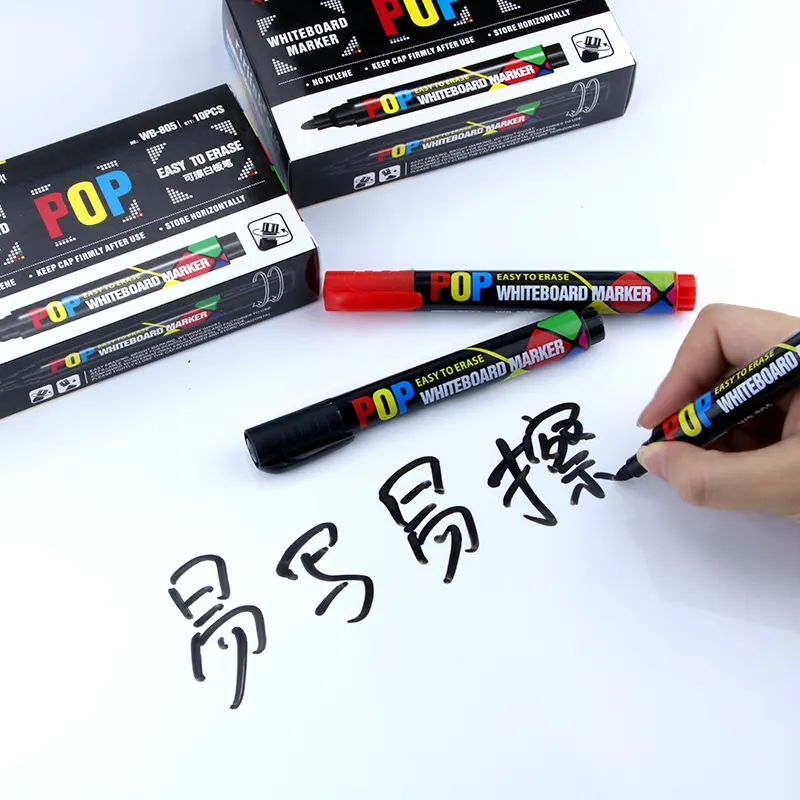 Wholesale office and school style 8 colors non-toxical dry erase white board marker pen whiteboard marker