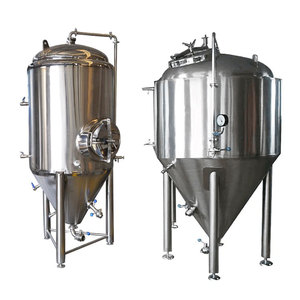 Fermentatore Conico Pressurizzato in Acciaio Inox da 1000L per Aceto, Macchina per la Produzione di Vino, Serbatoio di Fermentazione per Birra - Product Image 1