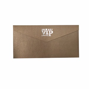 230g dày pearlized giấy triển lãm thư mời tùy chỉnh phong bì với sáng bóng lá Logo - Product Image 5