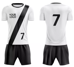 Ropa deportiva, nuevo modelo, última impresión, logotipo personalizado y nombre del equipo, conjunto de uniformes de fútbol, ropa de fútbol, uniformes - Product Image 1