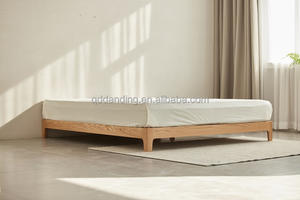 F8016 Cama de Madera Tatami Estilo Nórdico Minimalista de Roble Macizo para Dormitorio - Product Image 4