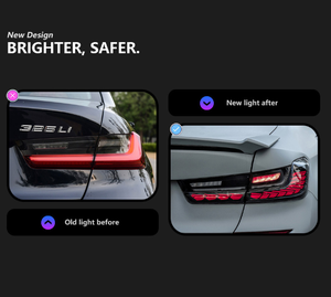 Nouveau feu arrière GTS LED à lentille transparente 6000K 6000 lm 12V 36W pour Série 3 G20 G28 2019-2023, mise à niveau retrofit, garantie 1 an - Product Image 3