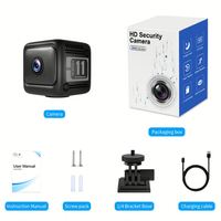 Caméra WiFi O-KAM Pro Mini Cube avec batterie, capteur CMOS 1080P, vision nocturne infrarouge, détection de mouvement, utilisation en intérieur, stockage sur le cloud