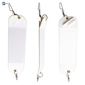 Plaque de plongée pour la pêche à la traîne, en ABS blanc, pour bateau, pêche en haute mer du saumon et de la truite, kit d'accessoires de contrôle de la profondeur - Product Image 2