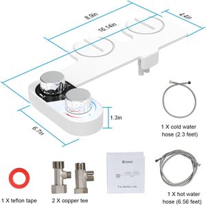 Самоочищающаяся двойная насадка для биде - Product Image 3