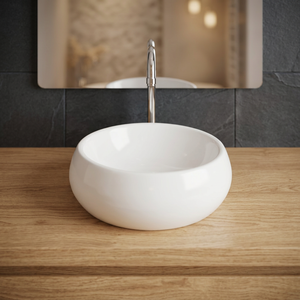 Évier de comptoir en céramique au design floral moderne de luxe avec lavabo en granit résistant à l'eau pour la décoration de salle de bain - Product Image 2
