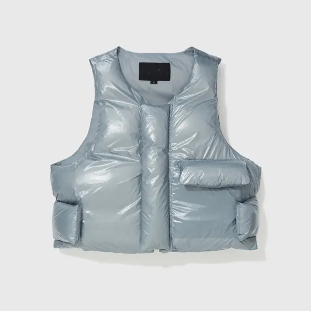 사용자 정의 고품질 디자인 감각 다운 재킷 조끼 남성 일반 호흡기 자켓 코튼 조끼 유틸리티 캐주얼 폴리 에스터 짠 남여