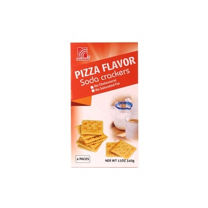 Chinese milk salt Cream pizza flavor soda Cracker biscuits snack food