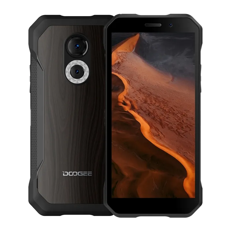 在庫ありナイトビジョンカメラ6GB128GB DOOGEE S61 Pro頑丈な電話デュアルバックカメラサイド指紋識別