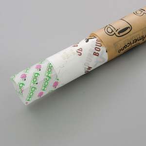 Waxed Greaseproof Custom logo <b>Paper</b> Sandwich Food Wrap <b>Wrapping</b> Restaurant Printed Burger <b>Paper</b> - Product Image 6