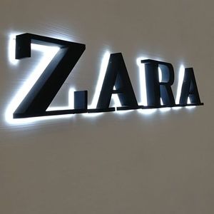 Lettere 3D Retroilluminate Personalizzate in <span class=keywords><strong>Metallo</strong></span> LED per Esterni e Interni, Logo in Acciaio Inox per Attività Commerciali, Vendita Calda 2024 - Product Image 1
