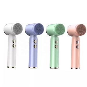 Brosse nettoyante électrique portable en silicone pour le visage, nettoyage en profondeur, chaud et froid - Product Image 4