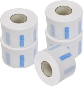Papel Protector de Cuello Desechable de Alta Elasticidad, Tira de Papel Blanca para Cuello, Impermeable, para Barbería - Product Image 1