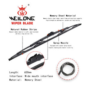 Repuestos para Camiones Pesados, Limpiaparabrisas, Escobillas para Automóviles, Limpiaparabrisas Universales al por Mayor, Escobilla de Hueso, Escobillas para Parabrisas de Automóviles - Product Image 5