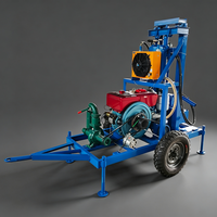 Machine professionnelle de forage de puits d'eau à vendre, avec une opération à haute efficacité pour les projets d'eau rurale