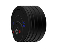 Plaques de musculation en caoutchouc noir personnalisées avec logo OEM pour usines de gros – Durables, antidérapantes, en KG/LB pour entraînement de fitness en salle de sport