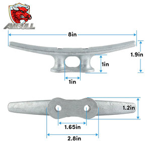 Ambull Factory - Nouveaux Gravillons de Fixation en Acier pour Bateaux, Quais Marins et Kayaks, Décor Nautique et Maritime Personnalisé, Tailles 4, 6, 8, 10 pouces - Product Image 6