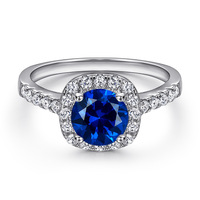 Ensemble de bijoux Halo en argent sterling 925, 3 pièces, bague, collier, boucles d'oreilles, bijoux de mariée