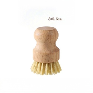 Plastic Free rubber wood and Sisal Dish <b>Brush</b> Dishes <b>Scrub</b> <b>Brush</b> for Dishes Pot Pans - Product Image 1