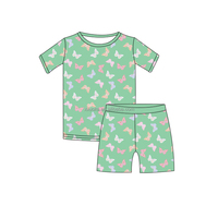 Robe pull en bambou imprimée sur mesure pour filles Robe d'été pour enfants douce pour la peau Vente en gros Boutique de vêtements pour enfants