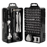 Kit de réparation de téléphone portable 115 en 1 jeu d'embouts de tournevis de précision jeu d'outils de réparation électronique magnétique jeu de tournevis