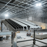 Profilés et rails en acier galvanisé laminé à froid de haute qualité pour l'installation de cloisons sèches – Vente en gros