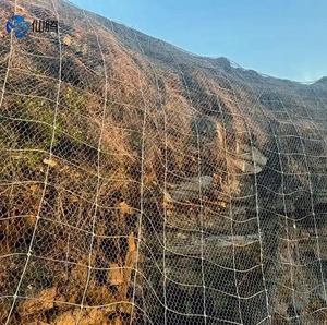 Cao linh hoạt dốc Chuỗi liên kết dây thép lưới rockfall bảo vệ lưới để bán - Product Image 4
