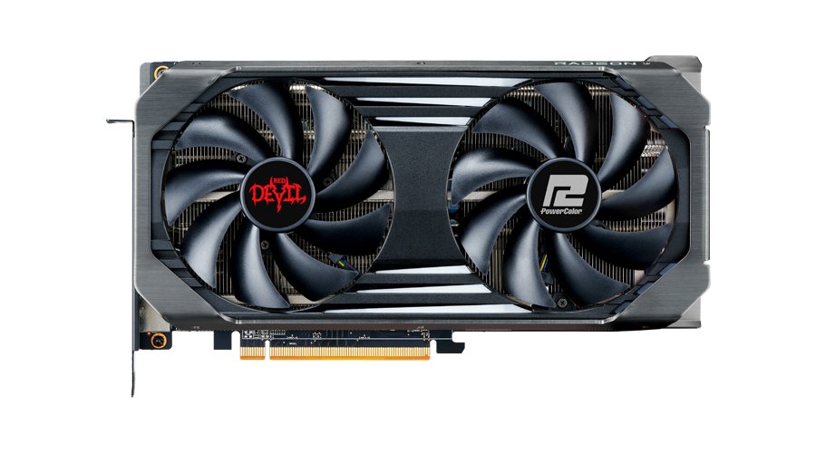 PowerColor Red Devil  Radeon RX6600XT2台 PowerColor Radeon RX 6600 XT 8GB Red Devil GDDR6 Video