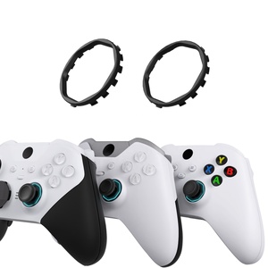 Bâtons octogonaux de remplacement noirs redessinés avec anneaux d'accentuation pour manette Xbox Series X/S, coque version EXtremeRate ASR - Product Image 2