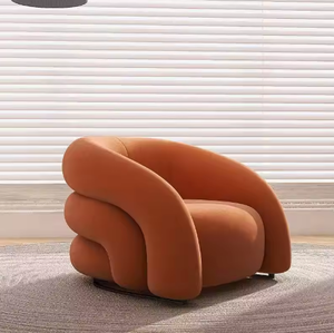 Fashion Simple Personality Leisure <b>Sofa</b> Chair Light Luxury Velvet Single <b>Sofa</b> Living Room Chair - Product Image 2