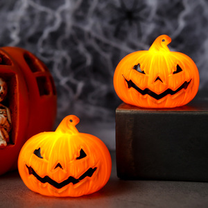 Nouvelle décoration de fête d'Halloween Orange LED <span class=keywords><strong>citrouille</strong></span> petit sourire citrouilles décorations d'Halloween - Product Image 2