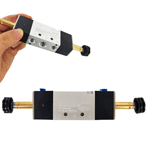 Vanne solénoïde pneumatique 4V220-08 à double bobine, 5 ports, 2 positions, vanne à air - Product Image 2