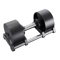 طقم أوزان رياضية من Fitne معدات صالة رياضية دامبز قابلة للتعديل لتمارين الصدر 32 و 36 و 40 و 80 رطل دمبلز قابل للتعديل
