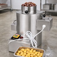 Machine électrique à décortiquer les châtaignes, espacement réglable, entretien facile, décortiqueuse de châtaignes pour petites exploitations agricoles