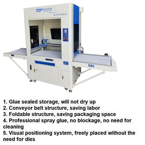 Máy làm giày DING JI mới, động cơ 220V, dùng để dán và phun sản phẩm da, làm túi đựng giày cho sản xuất túi và giày - Product Image 2